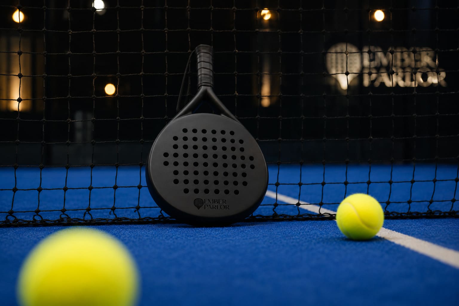 Padel court at Ember Parlor