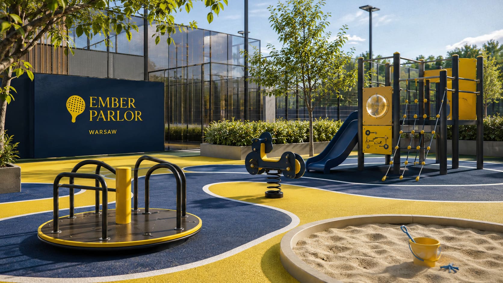Children's playground on the club premises
